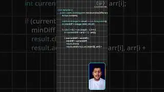 Day 41: LeetCode Daily Challenge: LeetCode 1200 &ndash; Minimum Absolute Difference 🧠