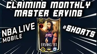 CLAIMING MONTHLY MASTER DR. J #shorts | NBA LIVE MOBILE SEASON 5