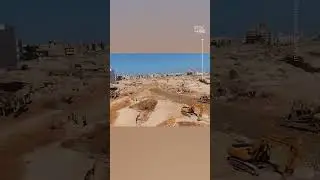 View of Libya Flood From Above, As Death Toll Reaches 11,300