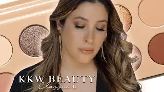 KKW BEAUTY THE CLASSIC II Eyeshadow Palette SMOKEY Eye Look Review Swatches Comparisons to I DUPES