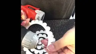 Rolled Flower Shadow Box - Drill method plus photos