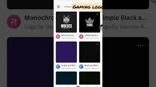 How to create gaming logo.#trending #shorts #gaming #canva