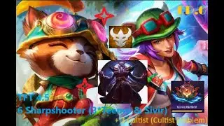 Teemo Sharpshooter+Spirit+(Cultist) TFT 4.5 / League of Legends/ Visionary gameplay/ Ep.7