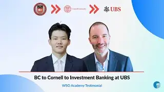 Boston College to UBS | Chat with Max | WSO Academy