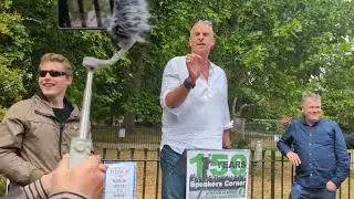 the amazing Steve barns talks environment &150 years of speaker corner