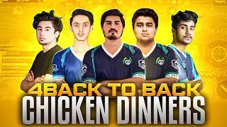 4 BACK TO BACK CHICKENS | Zibyan's POV | Team Bablu | PUBGM