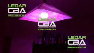 BOLA RAYOS LED RGB LAMPARA GIRATORIA ROSCA E27 LEDCBA