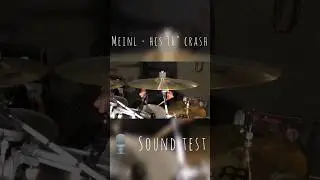 🎙️ Sound Test! #meinlcymbals #hcs #crash #sound #drums #drumscover #shortoftheday #batterista #drum
