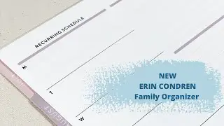 New ERIN CONDREN Family Organizer Planner | Review