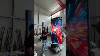 mini 6layer faces rotate led tower #leddisplay