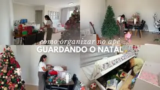 Renovando a Casa 2026 tirando a Decoração de Natal 🎄 | Como guardar a decor no apartamento 📦