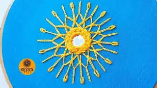Tutorial-1050/ Mirror/Shisha stitch /abhla bharat / @KeyasCraze /2023