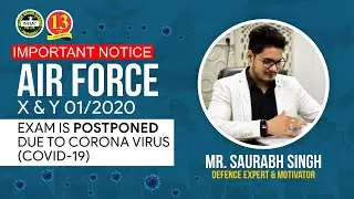 Air Force Exam 2020 Cancelled | Air Force Exam 2020 Postponed | Air Force X/ Y Group New Exam Date