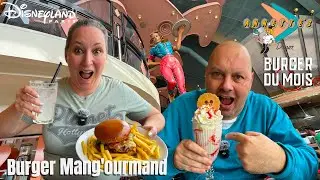 UN NOUVEAU BURGER LE MANG'OURMAND A ANNETTE'S DINER A DISNEYLAND PARIS