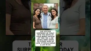 The doctor surprised us today with the news of four babies instead of two  Well