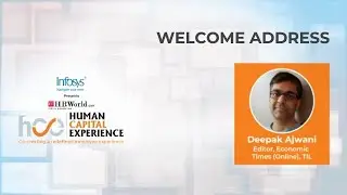 Welcome Note by Deepak Ajwani, Editor, Economic Times Digital