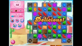 Candy Crush Level 165 Audio Talkthrough, 2 Stars 0 Boosters