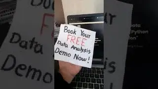 Book Your FREE Demo Now!! #dataanalysis #freedemo #learndataanalysis #python #datascience #newreel