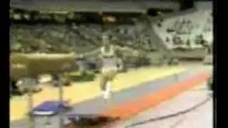 a funny gymnast