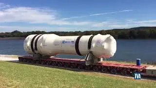 Massive Nuclear Steam Generators Offload