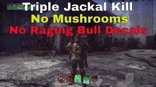 LET IT DIE Triple Jackal Kill Using No Mushrooms or Raging Bull Decals