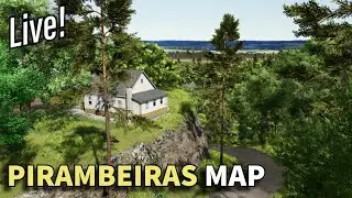 FARMING SIMULATOR 25 | AO VIVO NO MAPA PIRAMBEIRAS! 🇧🇷 O Agro Brasileiro Raiz!