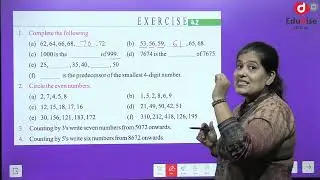 EDURISE INDIA CONCEPTS OF MATHEMATICS CLASS 2 CHAPTER 4 4 DIGIT NUMBERS