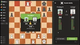 Random Chess Puzzle Battle