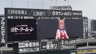 20190425 中日対広島 マツダスタジアムでセーラームーンを見る