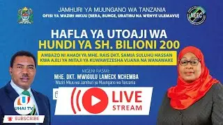 🔴🅻🅸🆅🅴: HAFLA YA UTOAJI WA SH. BILIONI 200 KWA VIJANA NA WANAWAKE