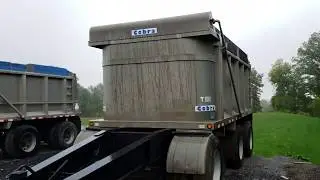 2007 Cobra pony Pup end dump trailer.