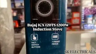 Bajaj ICX 120TS 1200W Induction Stove | Available on SK ELECTRICALS Near MASJID & Axis Bank Bijapur 