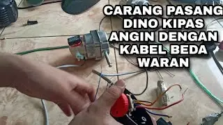CARA PASANG DINAMO KIPAS ANGIN COSMOS KABEL BEDA WARNA