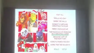 Dreamworks Ultimate Holiday Collection 2019 DVD Menu Walkthrough