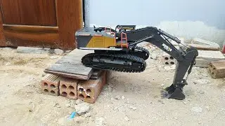 RC EXCAVATOR || Huina 1592  UNBOXING AND PERFORMANCE TEST