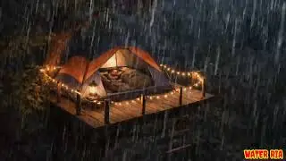 Raint Tent: Inside a Treehouse, Canopy Drips, Elevated Forest Serenity (WR-103) 