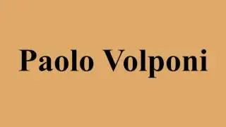 Paolo Volponi