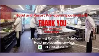 WA 7003038405-Hire Hotel and Restaurant  Pre-opening Guide for Smooth Opening | Hotel pre-opening