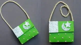 Independence day hand bags | 14 August hand bags | azadi day props DIY / 14 august prop