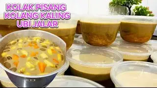 40 PORSI KOLAK PISANG, kOLANG KALING, UBI JALAR  BUAT TAKJIL BUKA PUASA || RINCIAN BERAPA DUWIT