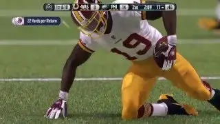 NFL 2015 SNF Week 16 - Washington Redskins vs Philadelphia Eagles - 1st Qrt - Madden NFL 16 - HD