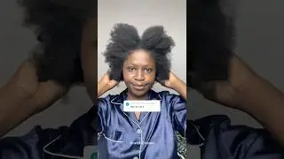 Wash & Go Natural Hairstyle | TWA 4C Hair