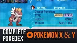 Pokemon X и Y &mdash; полный Pokedex (все новые покемоны)
