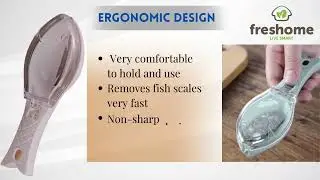 Freshome Fish Scale Scraper / Peeler
