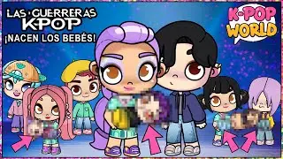 LAS GUERRERAS KPOP Y EL NACIMIENTO de SUS BEBÉS con los SAJA BOYS en Avatar World | Juanvi Gameplays