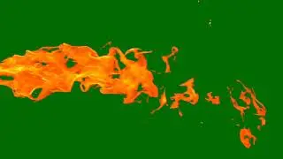 Fire green screen Flame thrower Chroma Key effect 2020