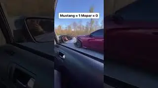 Mustang vs Mopar via: Hostile5.0s #Mustang #Ford #Mopar #Racing