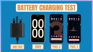 Google Pixel 3 vs Pixel 4 CHARGING TEST | 18W FAST CHARGING