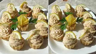 Tarte Fragede de Post cu Salată de Icre | Reteta de Acasa