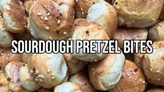 Sourdough Pretzel Bites with Everything Bagel Seasoning Recipe